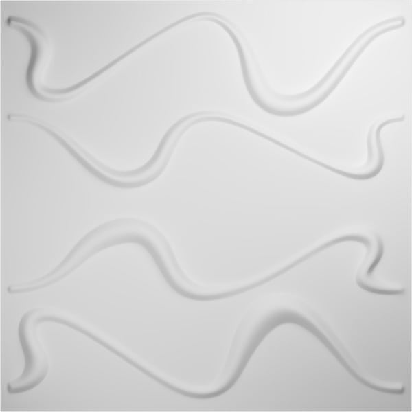 Ekena Millwork Versailles EnduraWall Decorative 3D Wall Panel, White, 19 5/8"W x 19 5/8"H WP20X20VEWH - main